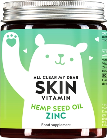 Bears With Benefits All Clear My Dear Skin Vitamin žvýkací medvídci pro zářivý vzhled pleti