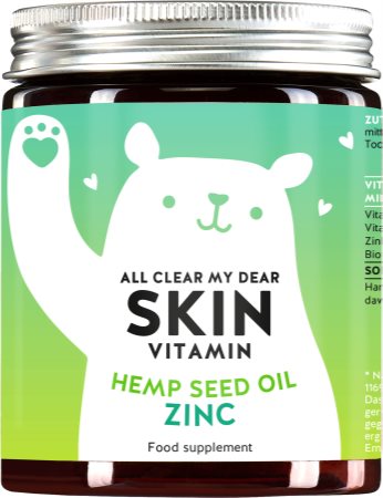 Bears With Benefits All clear my dear skin vitamin gumoví medvídci pro zářivý vzhled pleti