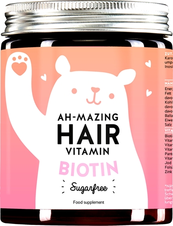 Bears With Benefits Ah-mazing Hair Vitamin Biotin no sugar żelki misie dla zdrowych i pięknych włosów