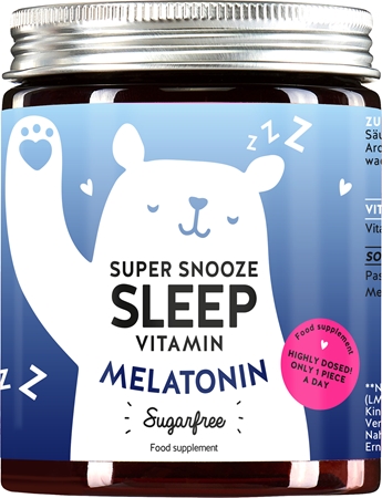 Bears With Benefits Super Snooze Sleep Vitamin with Melatonin oursons à mâcher pour un sommeil tranquille