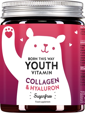 Bears With Benefits Born this way youth vitamins kości do żucia upiększający skórę