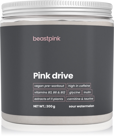 BeastPink Pink Drive zwiększenie wydolności fizycznej z kofeiną