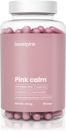 BeastPink Pink Calm kapsle z bylin