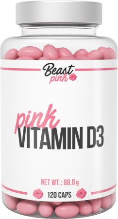 BeastPink Pink Vitamin D3 podpora normálního stavu kostí a zubů