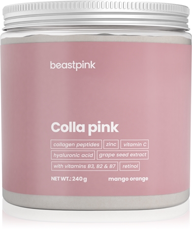 BeastPink Colla Pink Pulver zur Herstellung von Getränken mit Kollagen