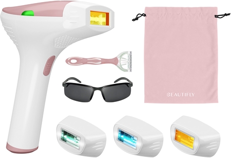 Beautifly Blush IPL-epilaattori vartalolle, kasvoille, bikinialueelle ja kainaloille