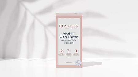 Beautifly VitaMin Extra Power suplement diety na piękne włosy, skórę i paznokcie