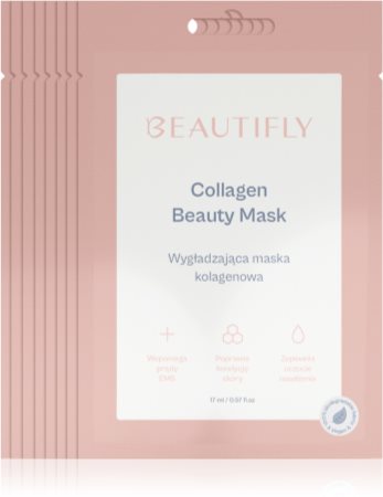 Beautifly Collagen Beauty Mask Set máscara em folha