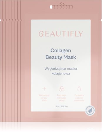 Beautifly Collagen Beauty Mask Set masque tissu