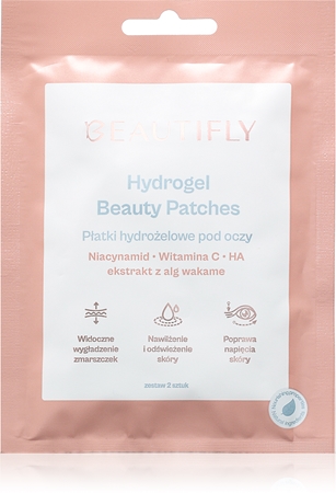 Beautifly Hydrogel eye patches zpevňující gelové polštářky pod oči