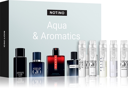 Beauty Discovery Box Notino Aqua & Aromatics set for men