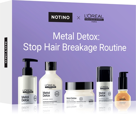 Beauty Discovery Box Notino × L'Oréal Professionnel – Metal Detox: Stop Hair Breakage Routine Set für Damen