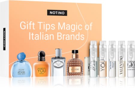 Beauty Discovery Box Notino Gift Tips Magic of Italian Brands комплект унисекс