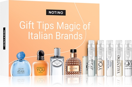 Beauty Discovery Box Notino Gift Tips Magic of Italian Brands Set Unisex