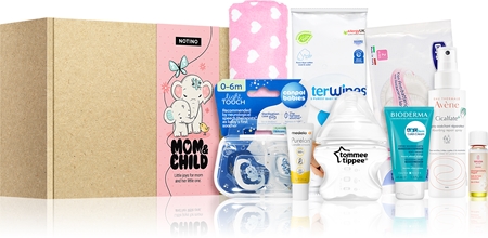 Beauty Mom & Child Box Pink/Blue Ekonomiförpackning för Kvinnor Blue