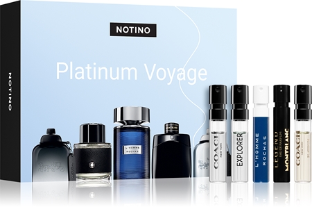 Beauty Discovery Box Notino Platinum Voyage komplekts vīriešiem