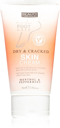 Beauty Formulas Menthol & Peppermint jalkavoide kuivalle ja halkeilevalle iholle