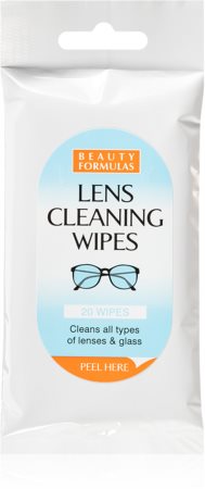 Beauty Formulas Lens Cleaning toalhitas para limpeza de lentes de óculos