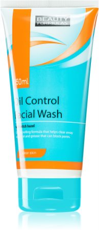 Beauty Formulas Clear Skin Oil Control gel de limpeza para pele oleosa e problemática