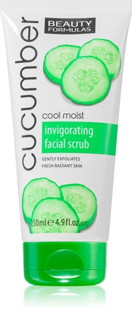 Beauty Formulas Cucumber peeling corporal com efeito refrescante
