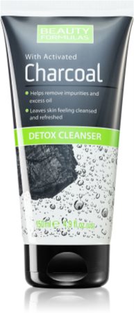 Beauty Formulas Charcoal gel limpiador con carbón activo para pieles grasas y problemáticas