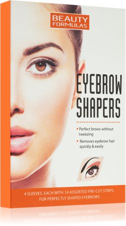 Beauty Formulas Eyebrow Shapers paski do depilacji do brwi