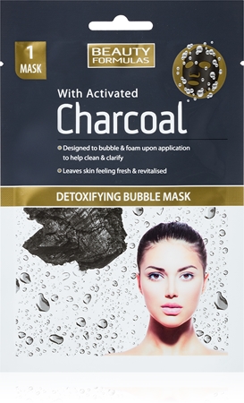 Beauty Formulas Charcoal Attīroša sejas maska ar aktīvo ogli