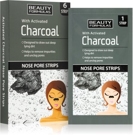 Beauty Formulas Charcoal patch purifiant anti-pores dilatés du nez