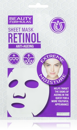 Beauty Formulas Retinol masque tissu anti-âge