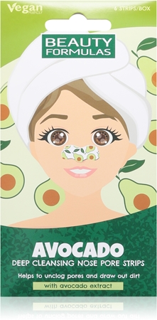 Beauty Formulas Avocado Pflege gegen geweitete Poren und Mitesser