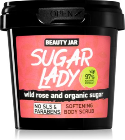 Beauty Jar Sugar Lady testpeeling málna illatú
