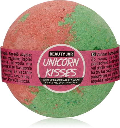 Beauty Jar Unicorn Kisses bombe de bain arôme fraise