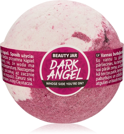 Beauty Jar Dark Angel pezsgő fürdőgolyó levendulával