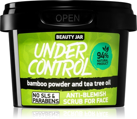 Beauty Jar Under Control cleansing scrub for problem skin