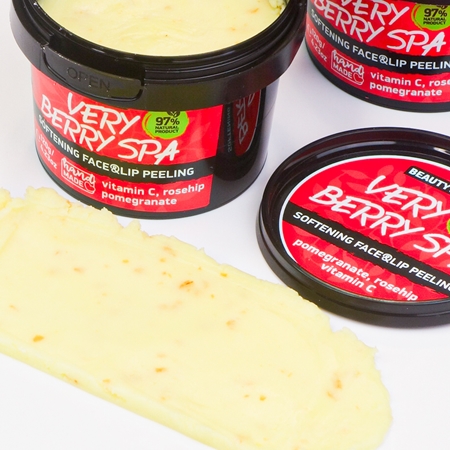 Beauty Jar Very Berry Spa απαλυντική απολέπιση ζάχαρης για το πρόσωπο