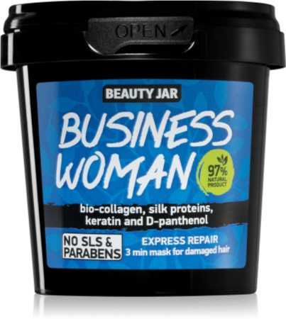 Beauty Jar Business Woman tiefenwirksame nährende Maske für beschädigtes Haar