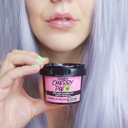Beauty Jar Cherry Pie sugar scrub for lips