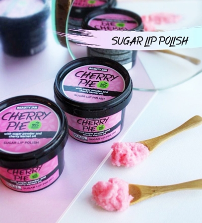Beauty Jar Cherry Pie sugar scrub for lips