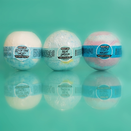 Beauty Jar Blue Lagoon bomba do kúpeľa s kakaovým maslom