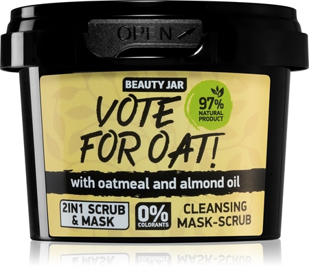 Beauty Jar Vote For Oat! peeling és maszk 2 az 1-ben