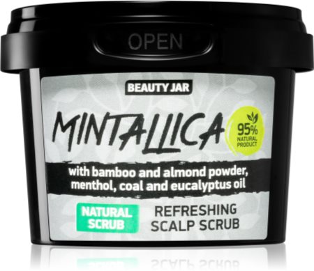 Beauty Jar Mintallica Reinigungspeeling für Haare und Kopfhaut