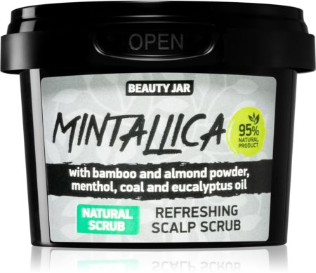 Beauty Jar Mintallica Rengöringspeeling för hår och hårbotten