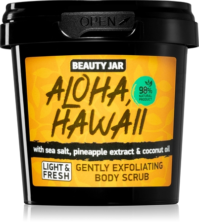 Beauty Jar Aloha, Hawaii jemný tělový peeling s mořskou solí