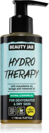 Beauty Jar Hydro Therapy óleo de limpeza nutritivo para pele seca desidratada