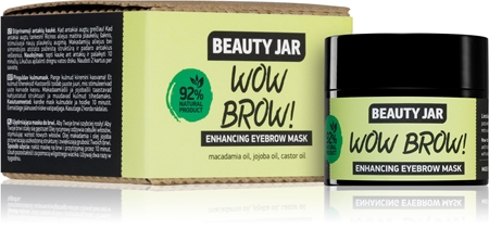 Beauty Jar Wow Brow! máscara para sobrancelhas