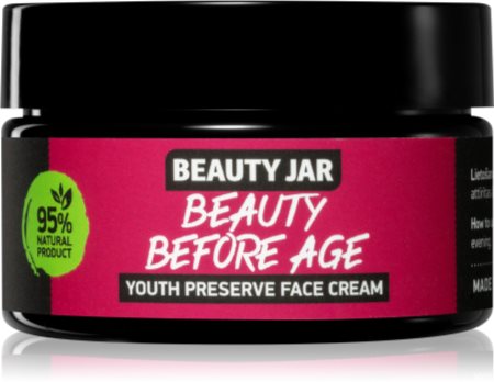Beauty Jar Beauty Before Age creme contra os primeiros sinais de envelhecimento