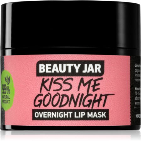 Beauty Jar Kiss Me Goodnight Maske für die Nacht für Lippen