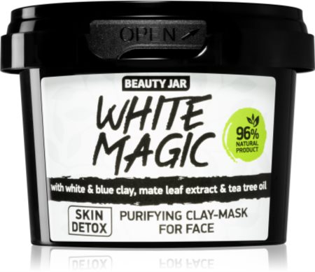Beauty Jar White Magic Máscara facial de limpeza com efeito hidratante