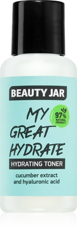 Beauty Jar My Great Hydrate tónico hidratante com extratos de pepino