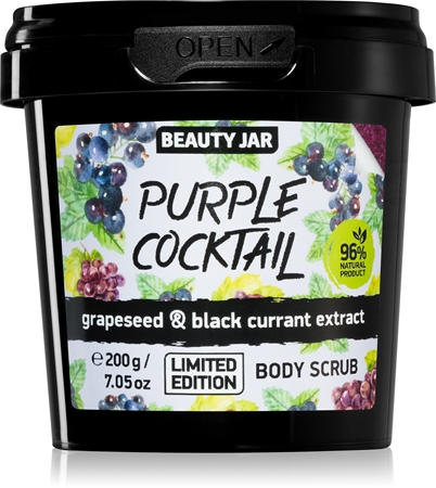 Beauty Jar Purple Cocktail osvěžující tělový peeling